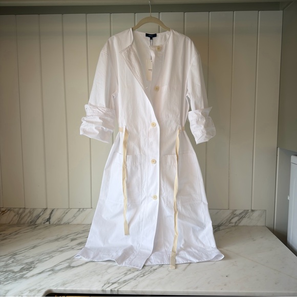 soeur Dresses & Skirts - soeurnew white collarless button blouse